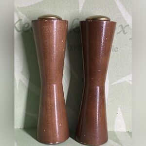 Vintage MCM wood salt & pepper shakers.  (3/$25)